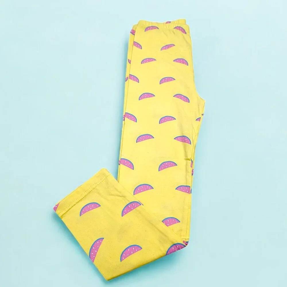 Pepco Full length Soft Cotton leggings Skinny Fit stretchy Yellow  NWOT